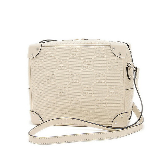 Gucci GG Ivory White Leather Shoulder Bag - Picture 1 of 7